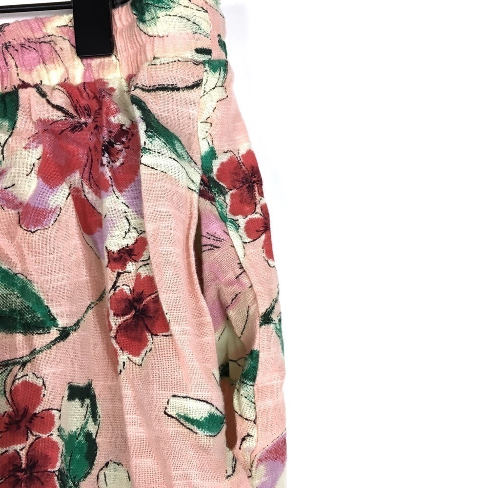BAND OF GYPSIES Shorts Floral Tassel Ruffle High Waist Garden Party Size Large - Picture 4 of 11